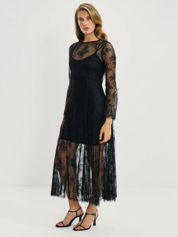 Платье миди из кружева / Zarina