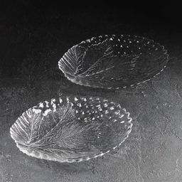 Блюда Paşabahçe Sultana, 23×18 см, набор 2 шт., стекло, прозрачные