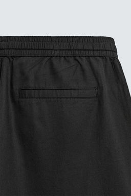 PANTAL?N RELAXED FIT ALGOD?N - LINO / Negro - Zara фото 9