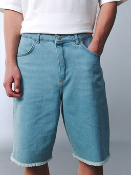Gen? Erkek Jean Bermuda