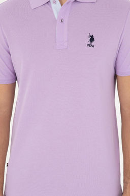 Мужская сиреневая базовая футболка Неожиданная скидка в корзине - U.s. polo assn фото 6