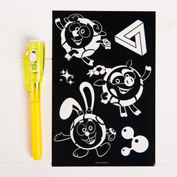 Набор для рисования в темноте «Магия света», Смешарики