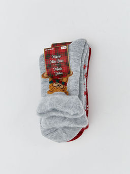 Y?lba?? Temal? Kayd?rmaz Taban Kad?n Ev ?orab? 2li