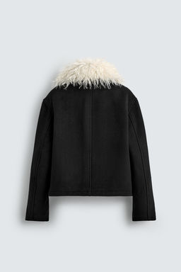 SHORT COMBINED COAT HARRY LAMBERT FOR ZARA X DISNEY  фото 9