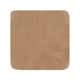 Термоаппликация BLITZ Термозаплатка квадрат кожзам, замша 12х12 см 4 шт 09 замша бежевый