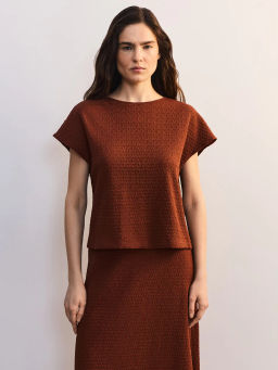 Футболка оверсайз из трикотажа ZR2605013421-21 / Zarina