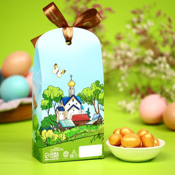 Миндаль в шоколадной глазури Счастливой Пасхи, 100 г. - Фабрика счастья фото 4