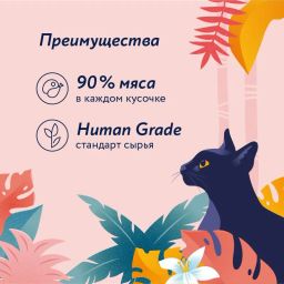 Упаковка 12 шт Паучи для кастрированных и склонных к ожирению кошек: кусочки с индейкой в соусе - Florida фото 4
