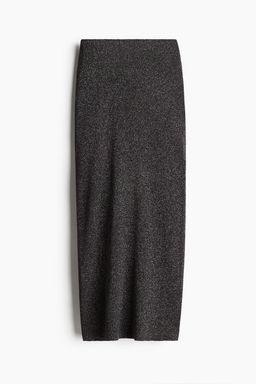 Falda brillante en punto de canale - H&m фото 6