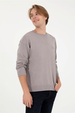 U. S. Polo Assn Мужской трикотажный свитер из норки с круглым вырезом - U.s. polo assn фото 9