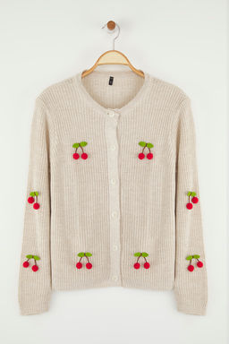 Tas Meyve Islemeli Yumusak Dokulu Triko H?rka TWOAW26HI00039 - Trendyolmilla фото 5