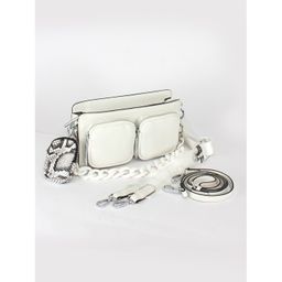 Сумка женская натуральная кожа GU 2033-2573, 1отд, плечевой ремень, белый SALE 245038 - Adelia фото 6