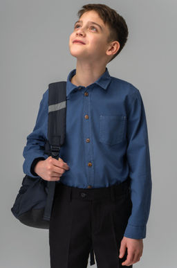 Рубашка для мальчика с длинным рукавом Happyfox