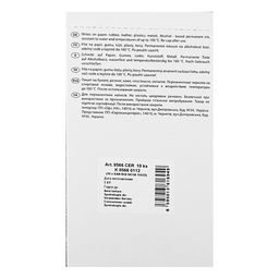 Цена за 10 шт. Маркер перманентный 5.0 мм Centropen 8566, лин 2.5 мм/1-4.6 мм, черный