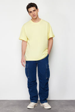 Sar? Oversize/Genis Kesim %100 T-Shirt TMNSS22TS0318