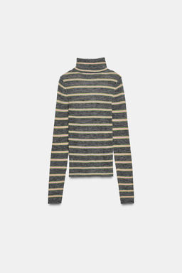 FINE-KNIT STRIPED JUMPER - Zara фото 7