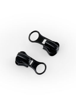 Цена за 100 шт. Бегунок для молнии «Трактор», №5, чёрный