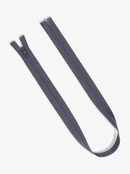 Цена за 10 шт. Молния «Трактор», №5, разъёмная, замок автомат, 80 см, тёмно-серая