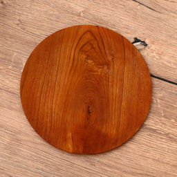Блюдо, 25×25×2 см, тиковое дерево