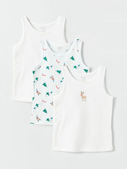 Bisiklet Yaka Erkek Bebek Atlet 3l?