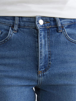 Y?ksek Bel Wideleg Kad?n Jean Pantolon