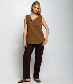 Майка #КТ5501 (1), коричневый - Dommod фото 4