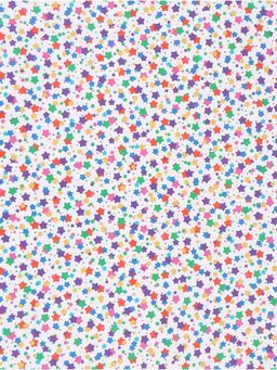 Цена за 10 шт. Бумага упаковочная глянцевая двухсторонняя «Звёзды», 70 × 100 см