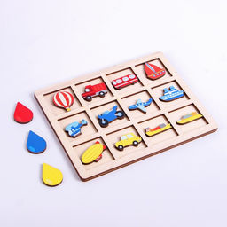 Головоломка. Сортер составной Транспорт - Лесная мастерская фото 2