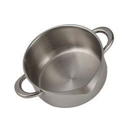 1248 GIPFEL Кастрюля COCKTAIL 20x9,5см/2,7л со стеклянной крышкой, с индукционным капсульным дном. Материал: нерж. сталь 18/10. Толщина: 0,6мм / 2,5мм фото 10