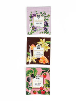 Чай подарочный Лучшему защитнику 3 вкуса, 12 пакетиков