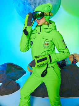 Женский сноубордический горнолыжный комбинезон Alpha Endless Aeternitas 223/2305 FAG - Салатовый  фото 27