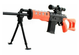 Винтовка снайпера на батарейках со светом и звуком, в коробке - Buro фото 3