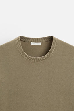 RELAXED FIT KNIT T-SHIRT - Zara фото 28