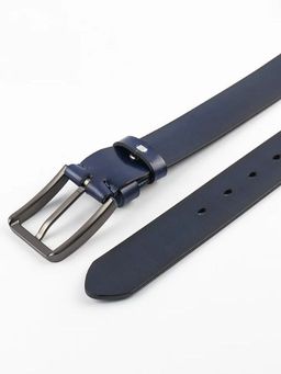 Мужской кожаный ремень Dierhoff ДРК 3057/2-40 Синий