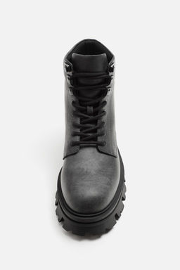 CHUNKY LACE-UP BOOTS - Zara фото 7