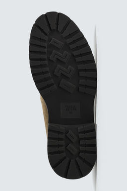 LEATHER TRACK PENNY LOAFERS - Zara фото 14