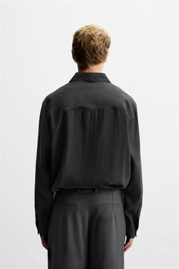 FLOWING MODAL BLEND SHIRT - Zara фото 3