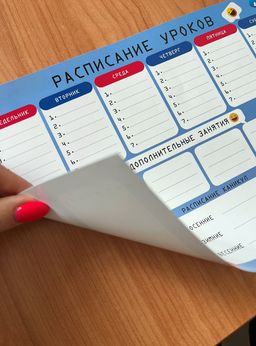 РАСПИСАНИЕ УРОКОВ ЛАМИНИРОВАННОЕ ТИК-ТОК 21х30 см (2727) - Мой органайзер фото 5