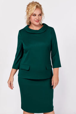 Блуза Swallow 803.2 черный+серебряный узор фото 694