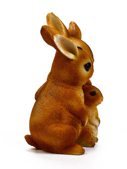 Фигура садовая  26*17*13 см  "Семья зайцев"