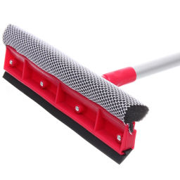 Цена за 2 шт. Окномойка для мытья стекол Селфи телескопическая алюминиевая ручка 95см губка 25см 550