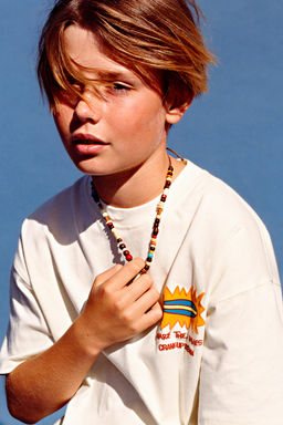 CAMISETA ESTAMPADA SURF / Crudo - Zara фото 3