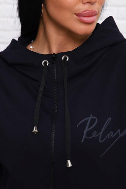 Костюм с брюками, футер с лайкрой 2-х нитка (00907, темно-синий) - Плиона фото 17