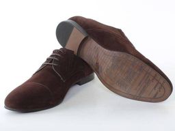 1912-1B-72 BROWN Полуботинки мужские (натуральная замша) - Фабричный китай фото 10