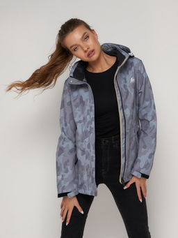 Ветровка MTFORCE женская softshell серого цвета 22005Sr  фото 13