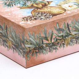 Коробка новогодняя подарочная складная «С Новым годом», 21×15×5.5 см