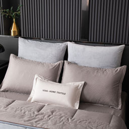 Комплект постельного белья на резинке Сатин Velouria Luxe с Одеялом VLR008 180*200*25;160*200*25;140*200*25 Евро 4 Наволочки