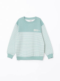 Bisiklet Yaka Erkek ?ocuk Sweatshirt