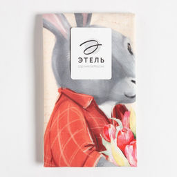 Полотенце Этель 8 Марта 40х73 см, 100% хл, саржа 190 гр/м2  фото 5