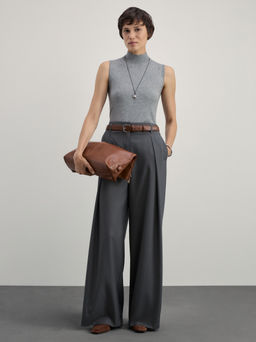 Брюки широкие с поясом / Zarina